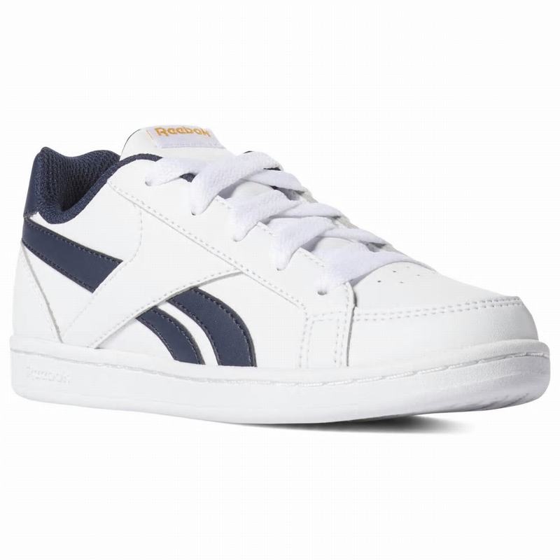 Tenisi Reebok Royal Prime Baieti Albi/Bleumarin Romania NA5212SH